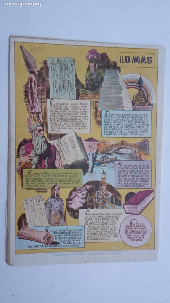 Tebeos: K CH T N&ordm; 6 EDI. SATURNO 1947 - - Foto 2