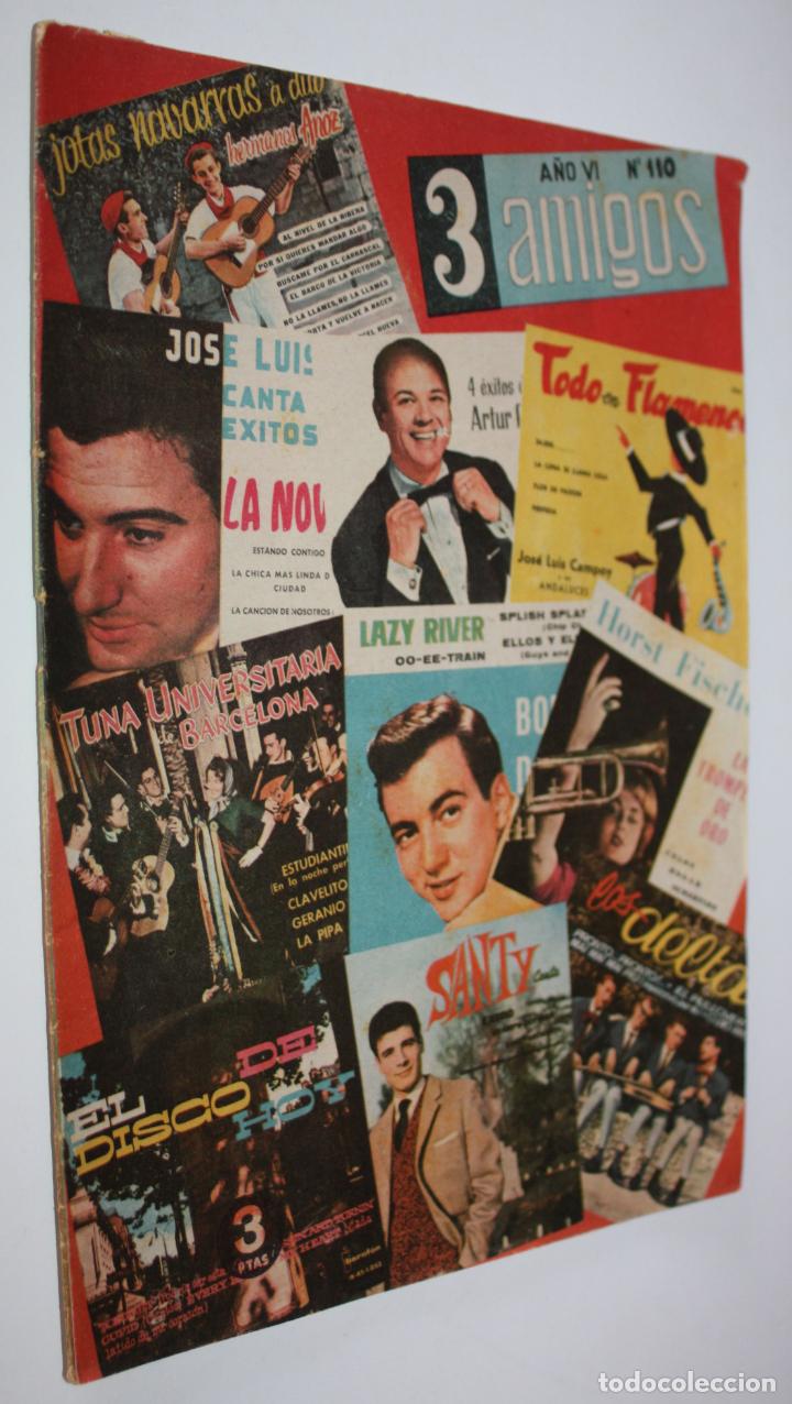 Tebeos: 3 AMIGOS, a&ntilde;o VI, n&ordm; 110 [de 126]. 1962 - Foto 1