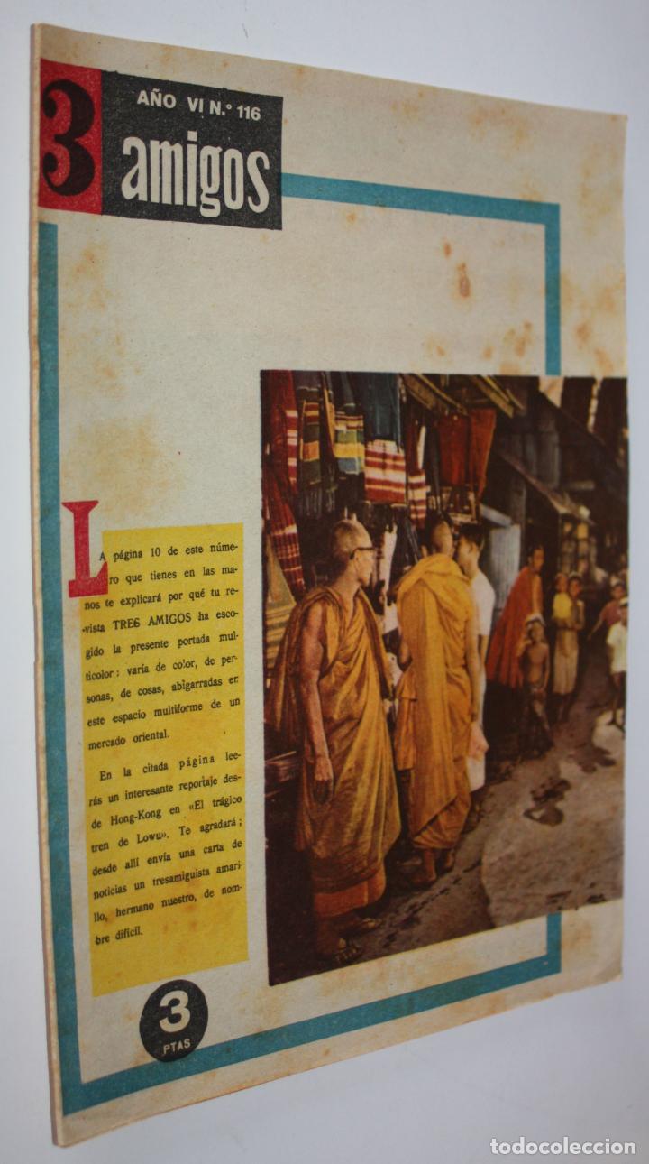 Tebeos: 3 AMIGOS, a&ntilde;o VI, n&ordm; 116 [de 126]. 1962 - Foto 1
