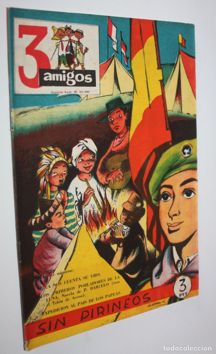 Tebeos: 3 AMIGOS, a&ntilde;o IV, n&ordm; 24 [de 126]. 1958 - Foto 1