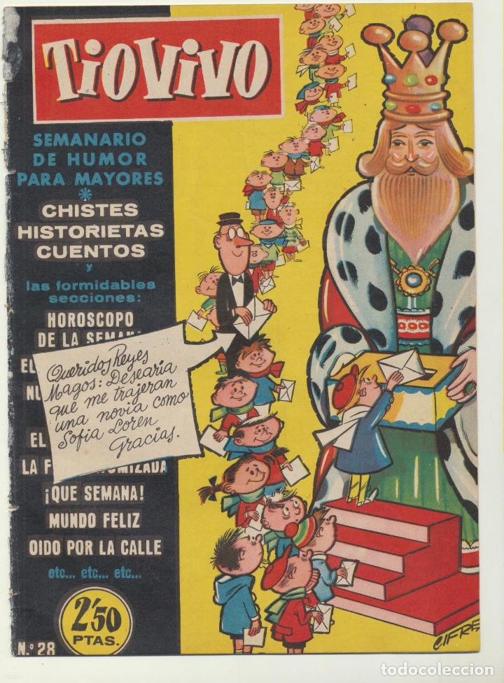 Tebeos: T&iacute;o Vivo N.&ordm; 28. 1&ordf; Edici&oacute;n 1957 - Foto 1