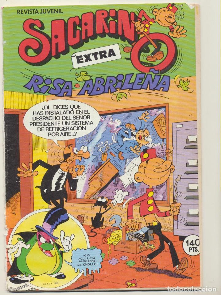 Tebeos: Sacarino Extra . Risa Abrile&ntilde;a. Bruguera - Foto 1