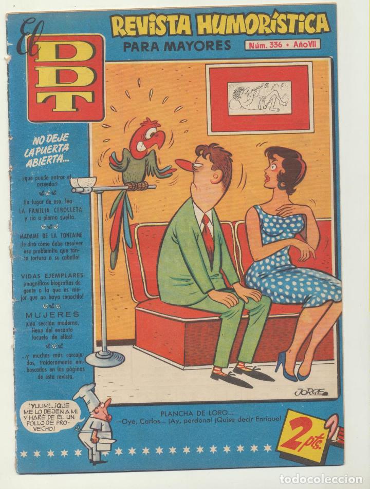 Tebeos: DDDT N.&ordm; 336. Bruguera 1958 - Foto 1