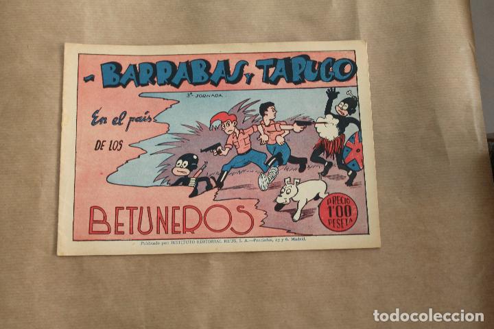 Tebeos: BARRAB&Aacute;S Y TARUGO 3&ordf; JORNADA, EDITORIAL REUS - Foto 1