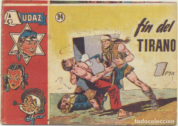 Tebeos: Audaz N.&ordm; 34. Hispano americana 1949 - Foto 1