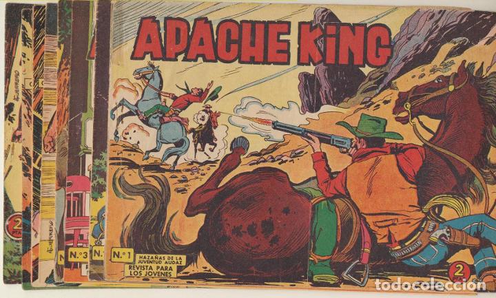Tebeos: Apache KIng. Valenciana 1962. colecci&oacute;n Completa , 28 ejemplares - Foto 1