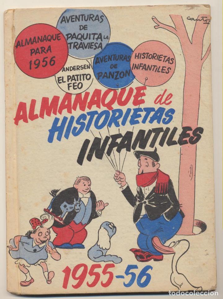 Comics: Historietas Infantiles. Almanaque 1955-56. (21,5x15,5) Tapas duras, 24 p&aacute;ginas