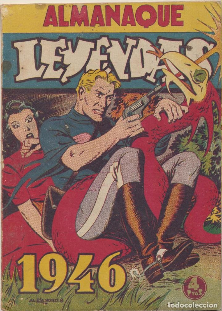 Tebeos: Leyendas. Almanaque 1946. Hispano americana - Foto 1