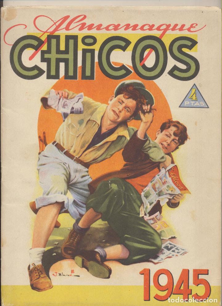 Tebeos: Chicos. Almanaque 1945. C. Gil - Foto 1