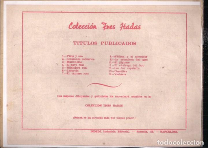 Tebeos: COLECCI&Oacute;N TRES HADAS N&ordm; 14: VIOLETERA - Foto 2