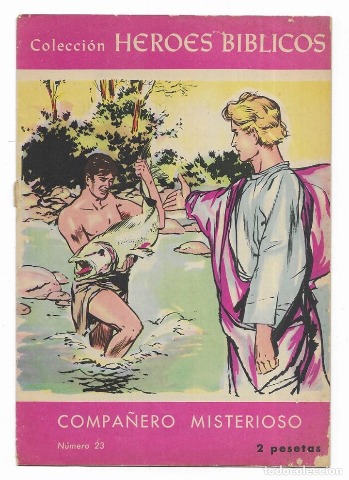 Tebeos: Compa&ntilde;ero Misterioso. Col. Heroes Biblicos. n&ordm; 23 1961