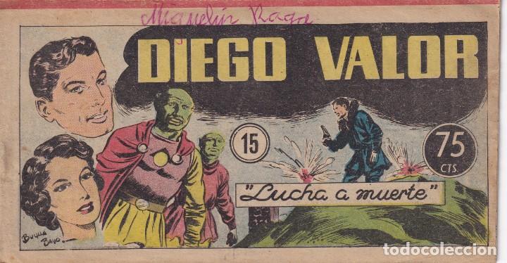 Tebeos: DIEGO VALOR: NUMERO 15 LUCHA A MUERTE , EDITORIAL CID - Foto 1