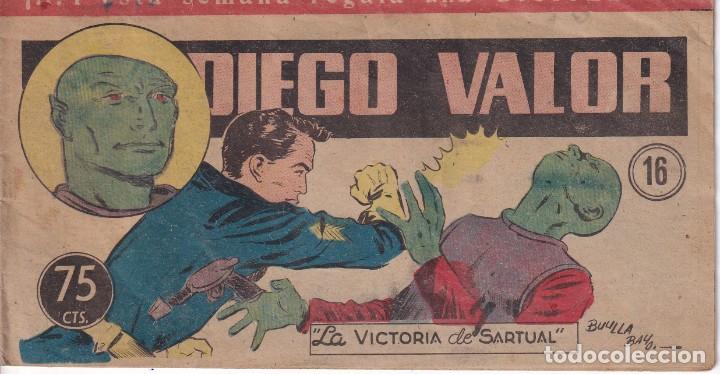 Tebeos: DIEGO VALOR: NUMERO 16 LA VICTORIA DE SARTUAL , EDITORIAL CID - Foto 1