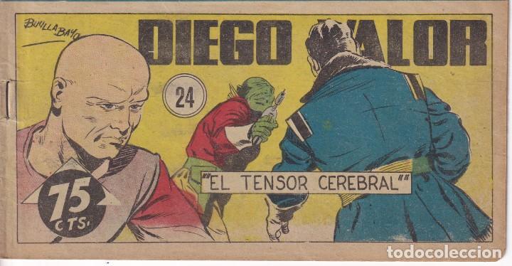 Tebeos: DIEGO VALOR: NUMERO 24 EL TENSOR CEREBRAL , EDITORIAL CID - Foto 1
