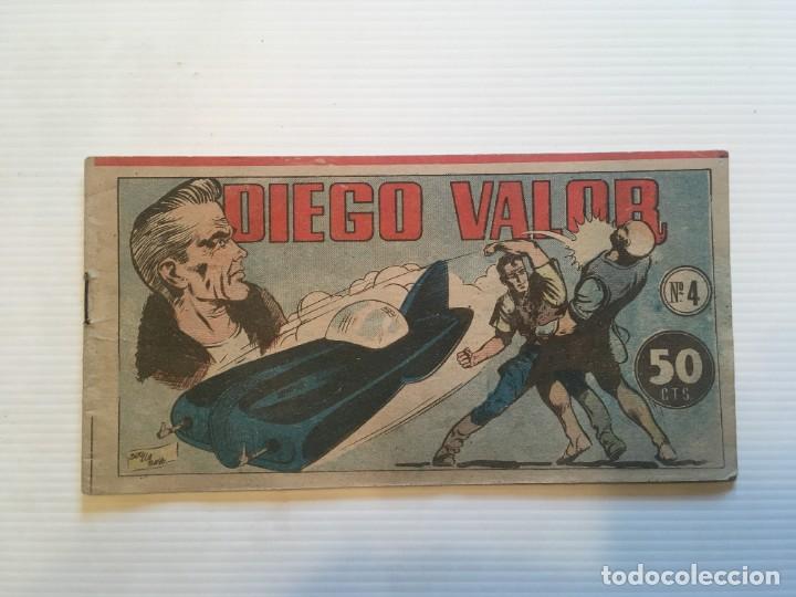 Tebeos: Diego Valor comic N&ordm; 4 original antiguo - Foto 1