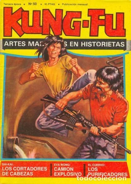 Tebeos: KUNG-FU- AMAIKA- N&ordm; 50 -LOS PURIFICADORES-J. BERNET-JULIO VIVAS-L ORTIZ-1978-BUENO-DIF&Iacute;CIL-LEA-4428