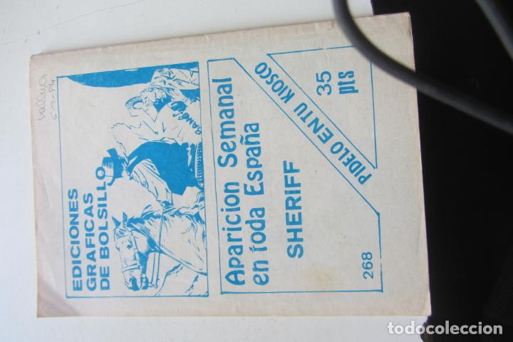Tebeos: SHERIFF- N&ordm; 268 - CAZAHOMBRES VILMAR ARX16 - Foto 2