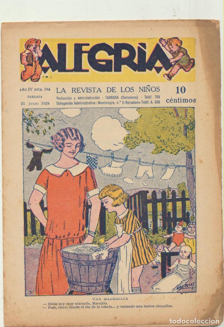Tebeos: Alegr&iacute;a n&ordm; 184. El Gato negro 1925. SIN ABRIR - Foto 1