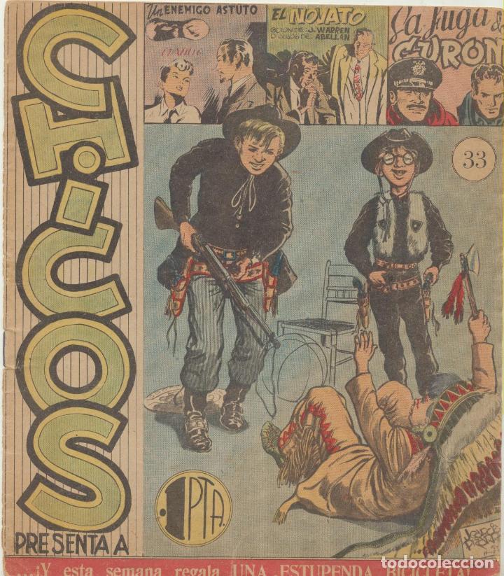 Tebeos: Chicos n&ordm; 33. Cid 1954 - Foto 1