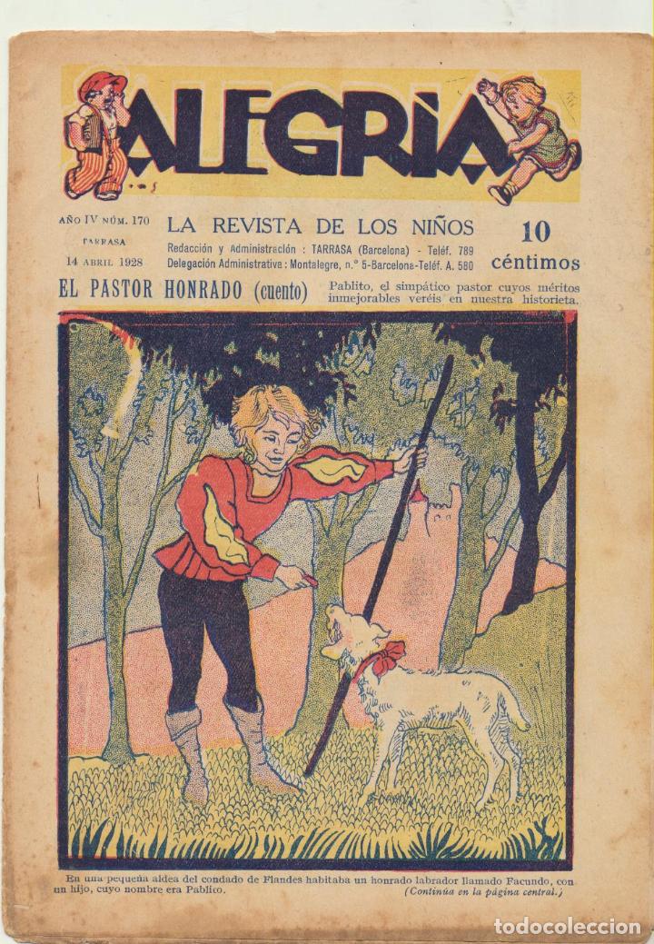 Tebeos: Alegr&iacute;a n&ordm; 170. El Gato negro 1925. SIN ABRIR - Foto 1