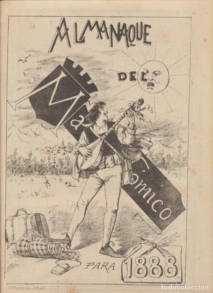 Tebeos: Almanaque del Madrid C&oacute;mico para 1888 - Foto 1