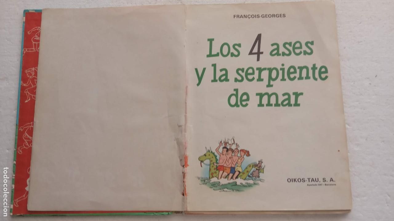 Tebeos: LOS 4 ASES Y LA SERPIENTE DE MAR - OIKUS TAU - Foto 5