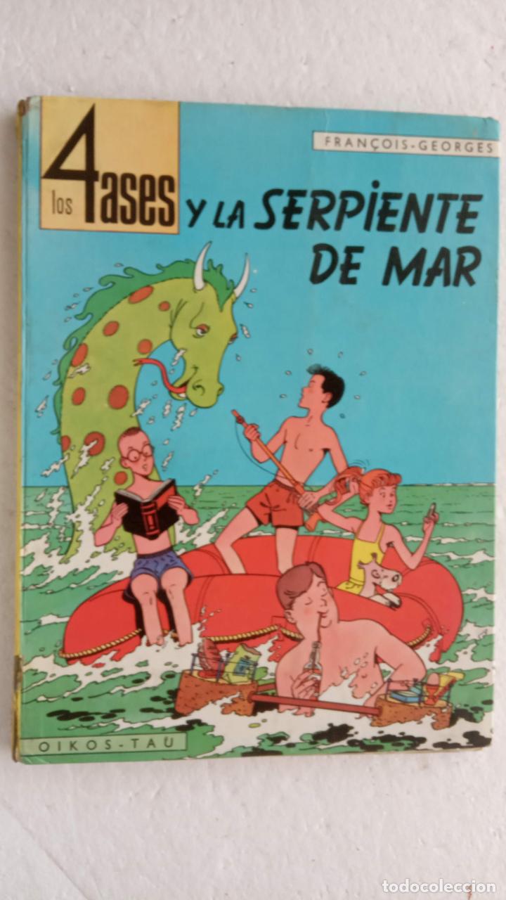 Tebeos: LOS 4 ASES Y LA SERPIENTE DE MAR - OIKUS TAU - Foto 1