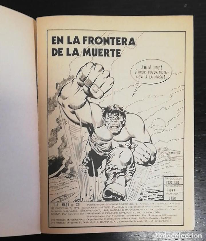 Tebeos: La Masa. V&eacute;rtice 1970. N&ordm; 29 - Foto 3