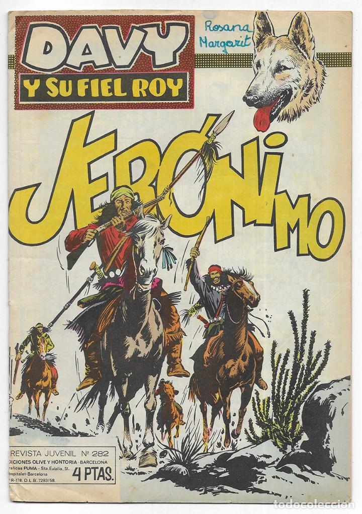 Tebeos: DAVY Y SU FIEL ROY. Jeronimo. n&ordm; 282 - Foto 1