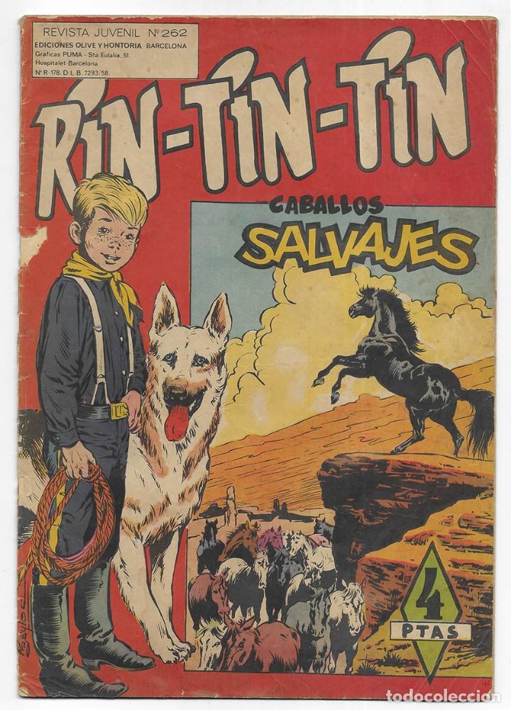 Tebeos: RIN - TIN - TIN. Caballos Salvajes. n&ordm; 262. - Foto 1