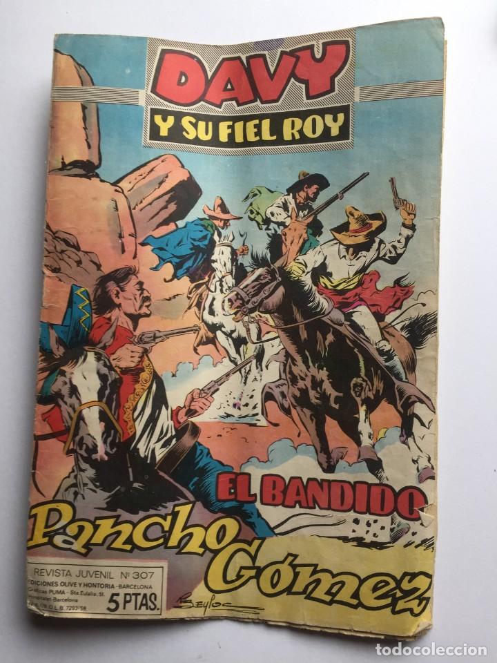 Tebeos: DAVY Y SU FIEL ROY EL BAMDIDO PANCHO G&Oacute;MEZ - Foto 1