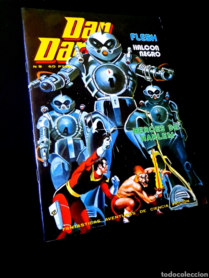 Tebeos: EXCELENTE ESTADO DAN DARE 9 EDICIONES DALMAU - Foto 1