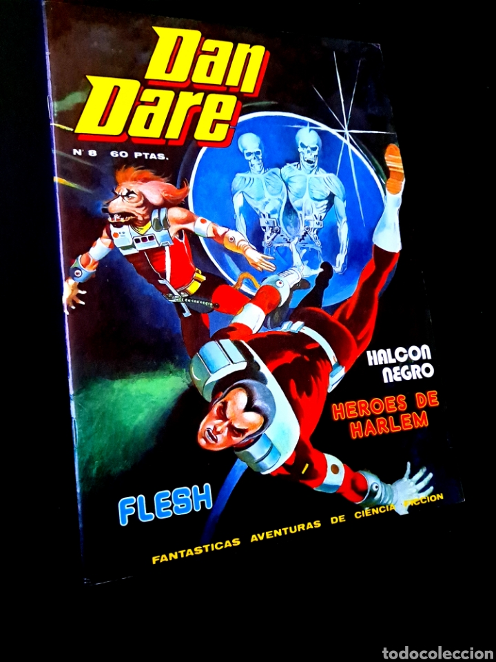 Tebeos: EXCELENTE ESTADO DAN DARE 8 EDICIONES DALMAU - Foto 1