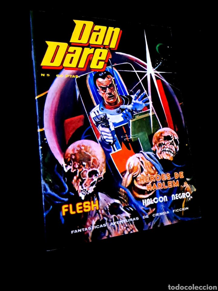 Tebeos: EXCELENTE ESTADO DAN DARE 5 EDICIONES DALMAU - Foto 1