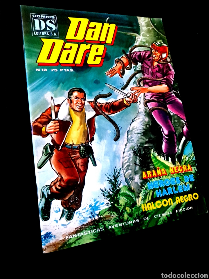 Tebeos: EXCELENTE ESTADO DAN DARE 13 EDICIONES DALMAU - Foto 1