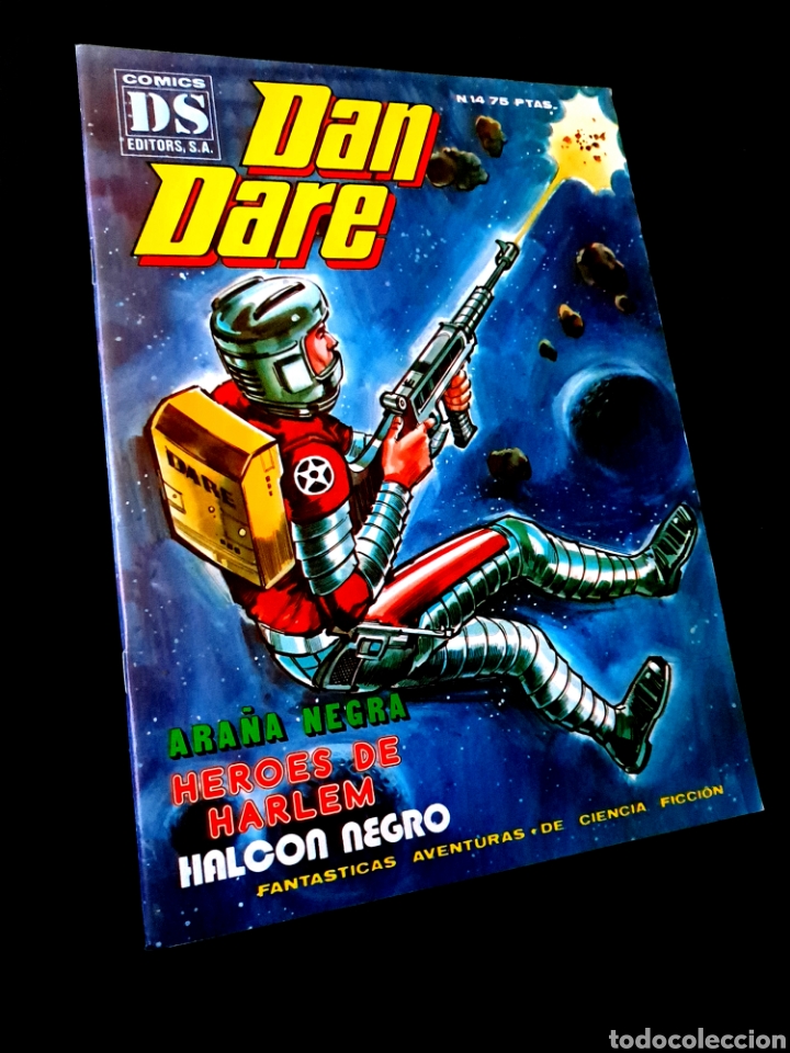 Tebeos: EXCELENTE ESTADO DAN DARE 14 EDICIONES DALMAU - Foto 1