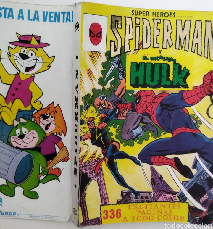 Tebeos: Superh&eacute;roes Especial Spiderman y Hulk.Ed.Surco a&ntilde;o 1981 - Foto 2