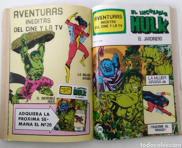 Tebeos: Superh&eacute;roes Especial Spiderman y Hulk.Ed.Surco a&ntilde;o 1981 - Foto 4