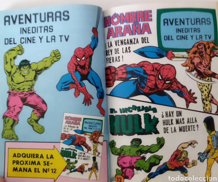 Tebeos: Superh&eacute;roes Especial Spiderman y Hulk.Ed.Surco a&ntilde;o 1981 - Foto 5