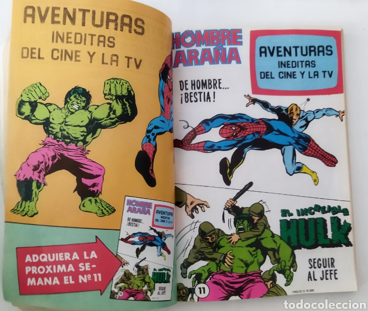 Tebeos: Superh&eacute;roes Especial Spiderman y Hulk.Ed.Surco a&ntilde;o 1981 - Foto 6