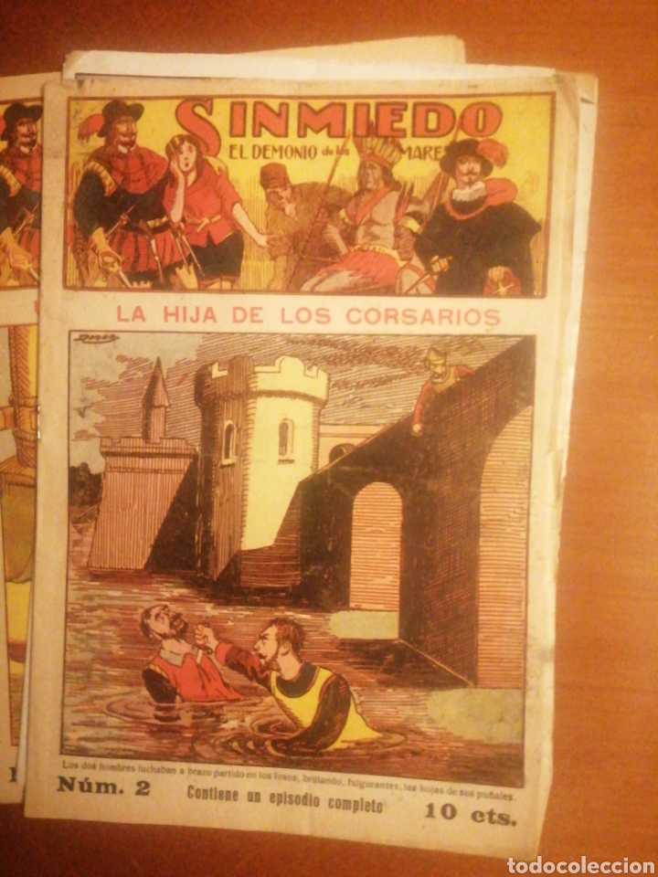 Tebeos: Sin miedo, el demonio de los mares. 50 n&uacute;meros Colecci&oacute;n completa - Foto 2