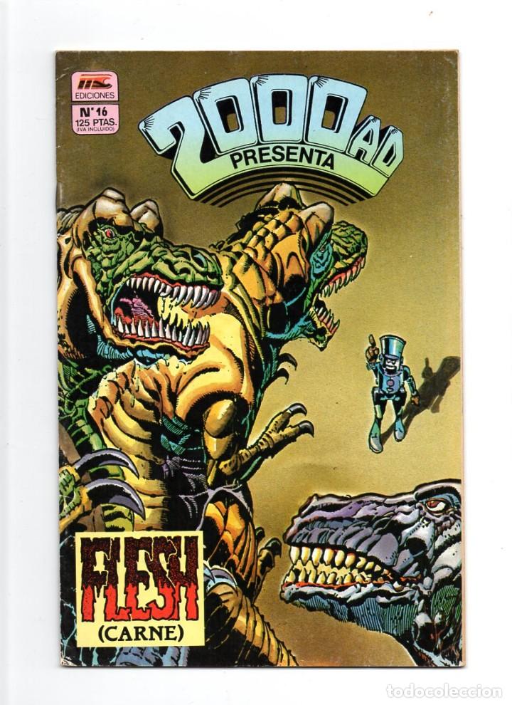 Tebeos: N&ordm; 16 FLESH (CARNE) 2000 AD. MC. EDICIONES - Foto 1