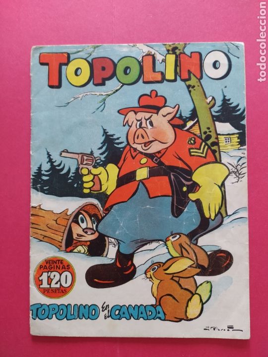 Tebeos: TOPOLINO EN EL CANAD&Aacute; - EXCLUSIVAS GERPLA - IMPRENTA PULCRA - Foto 1