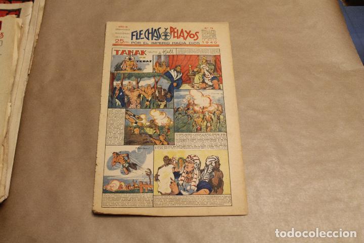 Tebeos: FLECHAS Y PELAYOS N&ordm; 76. 25 CTS , 1940 - Foto 1