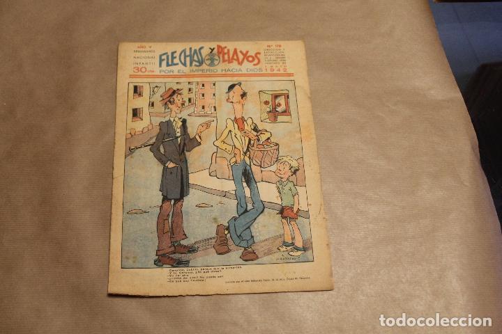 Tebeos: FLECHAS Y PELAYOS N&ordm; 178 , 30 CTS , A&Ntilde;OS 40 - Foto 1