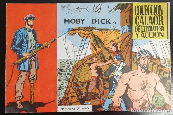 Tebeos: Moby Dick. Galaor 1965. Colecci&oacute;n Completa 4 ejemplares - Foto 3