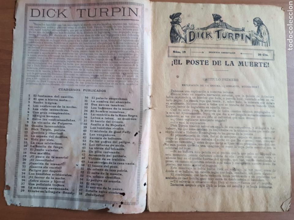 Tebeos: DICK TURPIN N&ordm; 19. EL POSTE DE LA MUERTE - Foto 3