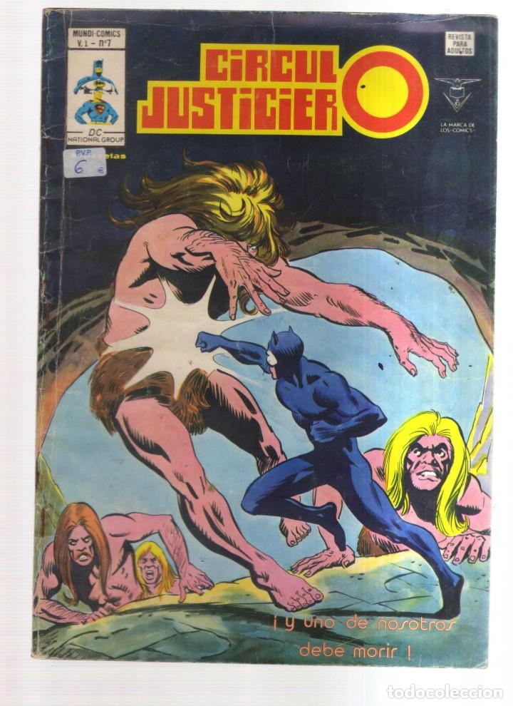 Tebeos: CIRCULO JUSTICIERO V.1 N,7 DC &iexcl; Y UNO DE NOSOTROS DEBE MORIR &iexcl; - Foto 1
