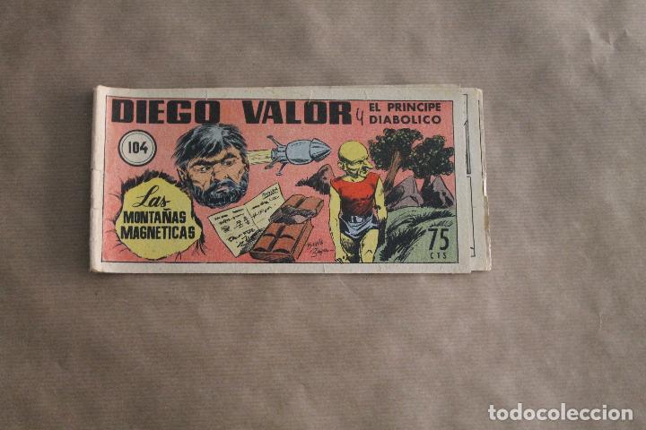 Tebeos: DIEGO VALOR N&ordm; 104 , ORIGINAL - Foto 1