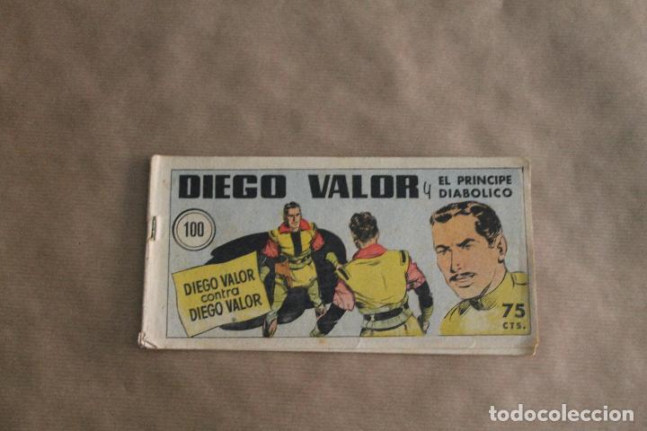 Tebeos: DIEGO VALOR N&ordm; 100 , ORIGINAL - Foto 1